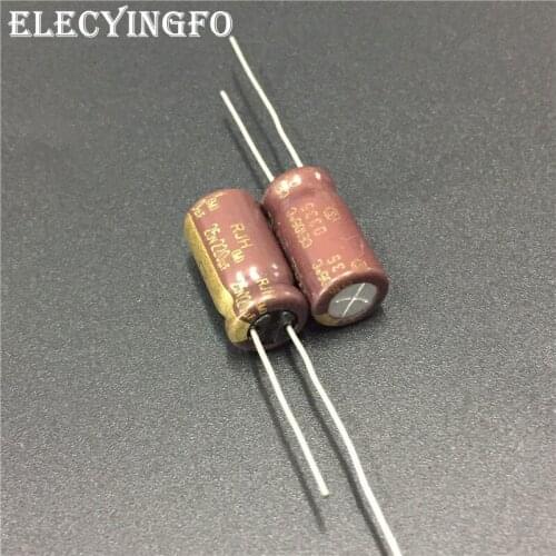 10pcs 220uF 25V220uf ELNA RJH Series 8x16mm Extra Low Impedance 25V220uF Audio Capacitor