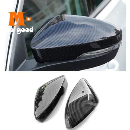 2014-2019 for Skoda Octavia Mk3 A7 5E for VW T-ROC Car side door rearview turning mirror decor cover Carbon/Chrome accessories