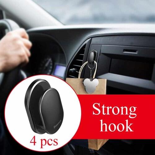 4pcs Car Seat Hook Hidden Pothook Car Styling For Mini Cooper One S JCW F56 F55 F60 R56 R55 R60 Countryman Car Accessories