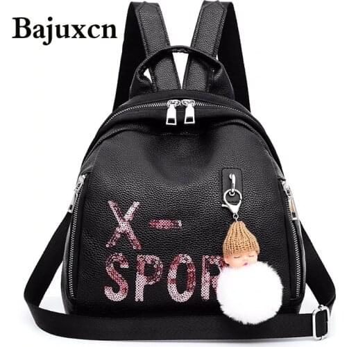 Женские рюкзаки с блестками Bajuxcn China At AliExpress