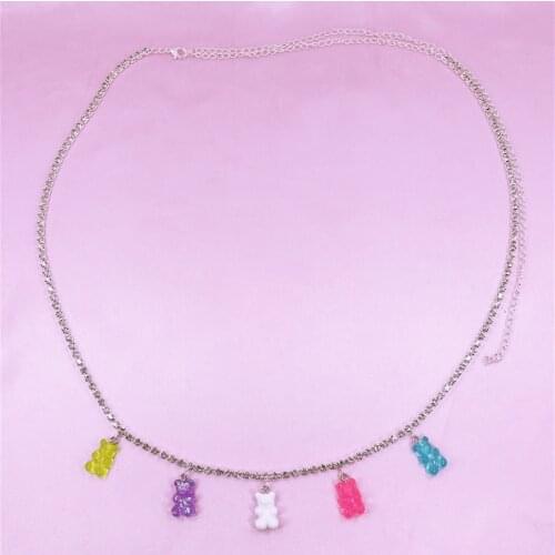 Sexy Rhinestone Cute Bear Body Chain Waist Chain Fashion Bikini Body Jewelry New Bear Waist Chain Dropship Valentines Day Gift