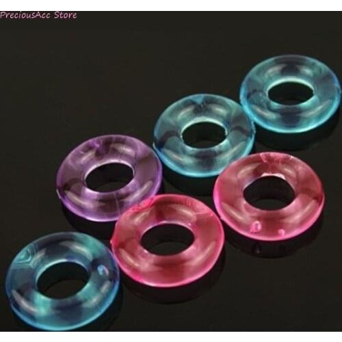 1Pcs Donuts Silcone Cock Rings, Delaying Ejaculation Rings, Penis Ring, Flexible Glue Cock Ring, Sex Toys for Men New Arrival