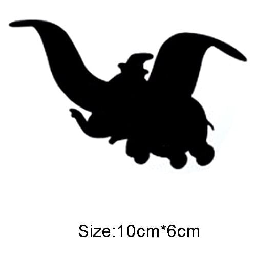 KUCADA flying switch panel sticker for wall decoration removable diy wall sticker home decal wallpaper black WP1890