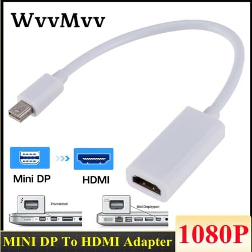 Mini Displayport To HDMI-compatible Cable 1080P TV Projector Projetor DP 1.4 Display Port Converter For Apple Macbook Air Pro