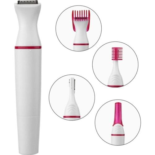 Multi-Functional Shaver Eyebrow Trimmer Plastic Washable Safety Efficient Painless Ergonomics Double-Edged Blade