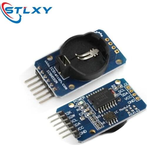 DS3231 AT24C32 IIC Module Precision Clock Module DS3231SN Memory Module DS3231 Mini Module Real Time 3.3V/5V For Raspberry Pi