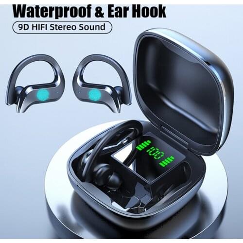 TWS Bluetooth 5.0 Earphones Wireless Bluetooth Headphone Noise Cancelling 9D HiFi Stereo Sport Headset Handsfree With Microphone