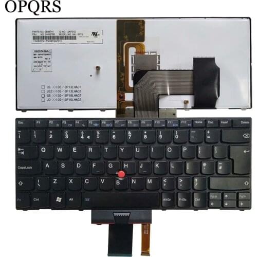 NEW UK keyboard for Lenovo Thinkpad X1 Xi Hybrid 2012 UK laptop keyboard 04W2785 backlight