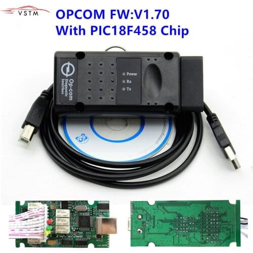 New OPCOM V1.99 firmware V1.70 1.78 1.95 opcom 1.99 A quality OP-COM 1.70 For Op-el Diagnostic-tool OP COM with PIC18F458 FTDI
