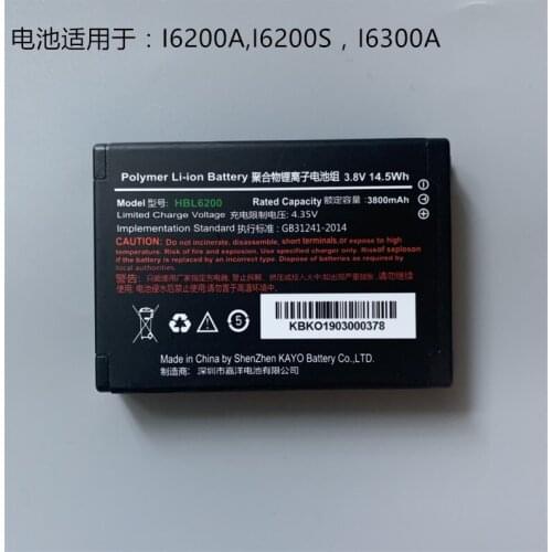 Original i6200S HBL6200 battery PDA i6300A 3800mah