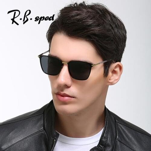 Polarized mirror Sunglasses Men brand designer mens sun glasses driving glasses oculos retro Square goggles Eyewear gafas de sol
