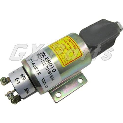 SA-3838-12 Fuel Stop Solenoid 2003-12E7U1B1S2A For Cummins Excavator 12V