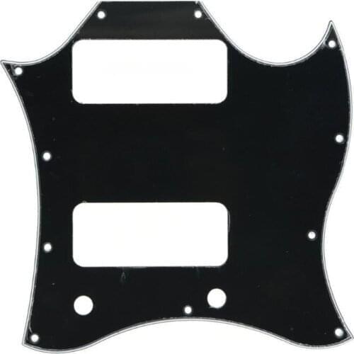 Standard SG SPECIAL Guitar Full Face Pickguard w/ P90 Pickup Hole Black 3 Ply
