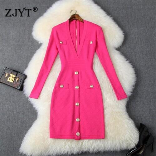 Модные платья-футляры ZJYT China At AliExpress