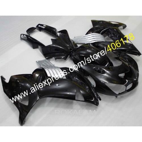 06-11 Brand New ZX-14R Body Kit For Kawasaki Ninja ZX14R 2006-2011 Black Sport Motorcycle Fairings (Injection Molding)