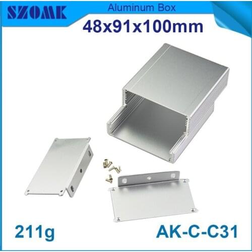 10 pcs/lot metal box enclosure or metal project box aluminium box diy which in good quality electronics enclosures housing