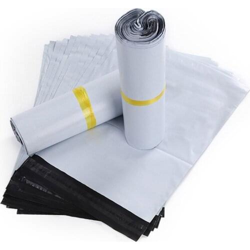 10pcs Plastic Envelope Self-seal Adhesive Bag Courier Storage Bags White Plastic Poly Envelope Mailer Shipping Bags