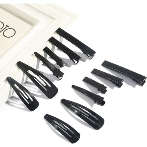 20pcs/lot Fashion Simple Black iron Hairpin Barrettes Headdress Hair Clip For Girls Women Hair Styling Tool Hair Accessories