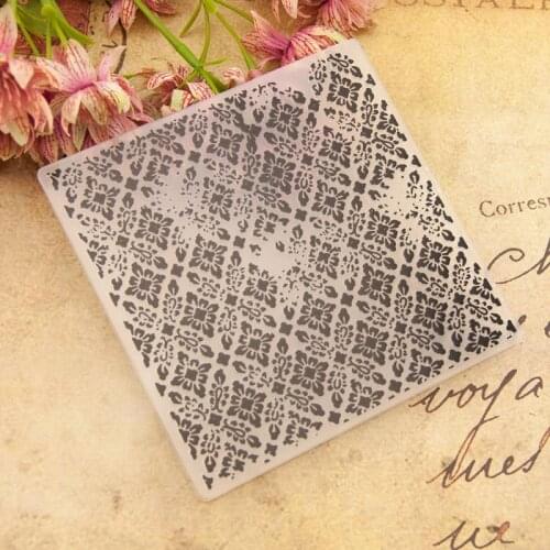 Flower Pattern Embossing Folder Stencil Template DIY Scrapbook Photo Album Card R7RC
