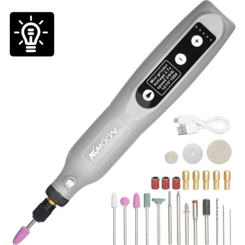 5-Speed Mini Electric Grinder Tool Set USB Charging Grinding Machine for Jade Carving Wood Punching Metal Grinding Polishing