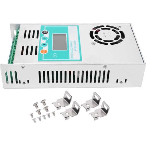 MPPT Solar Charge Controller 12V 24V 36V 48V Battery Regulator with Intelligent Electric Fan MPPT Solar Controller