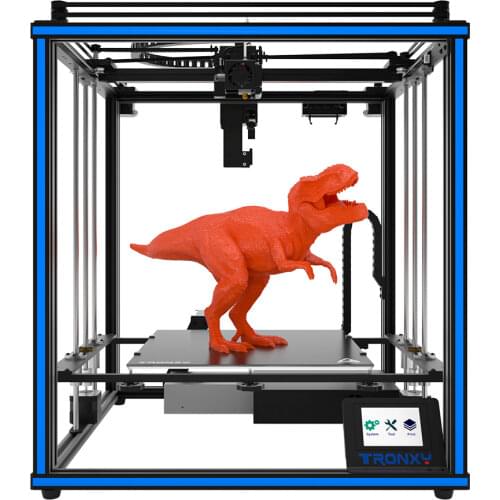 X5SA PRO 3D Printer DIY Kit with Titan Extruder Double Axis Guide Rail Build Plate Resume Power Failure Features impresora 3d