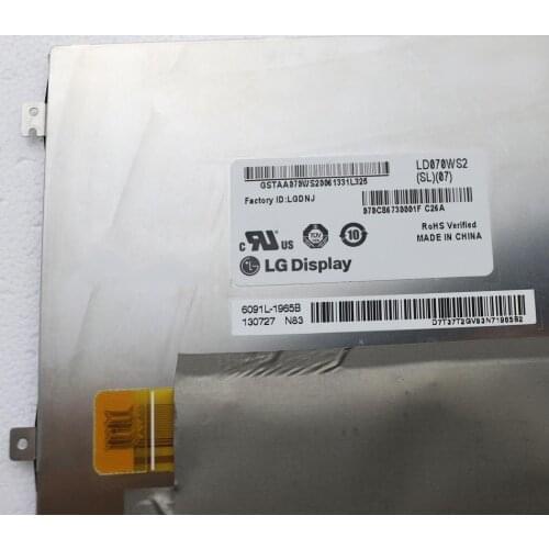 New authentic LD070WS2 IPS cube 7XS LCD screen 7 inch LCD