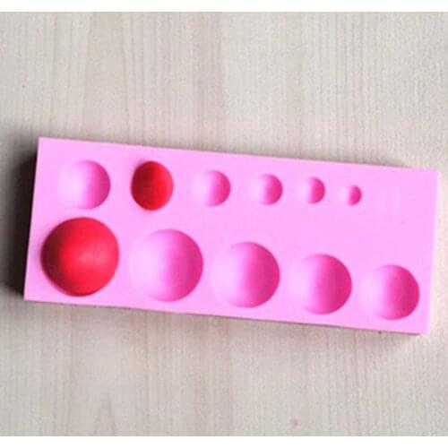 P672 bead Silicone resin chocolate mould cake decoration mold
