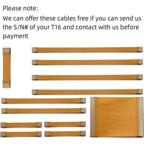 Jumper Gold-Plating Wire Ribbon-Cable Set for T16 Pro Plus