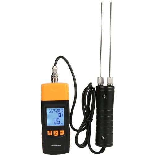 GM620 Digital LCD Display Wood Moisture Meter 0~70% Humidity Tester Bamboo Dampness Detector Timber Damp Detector portable