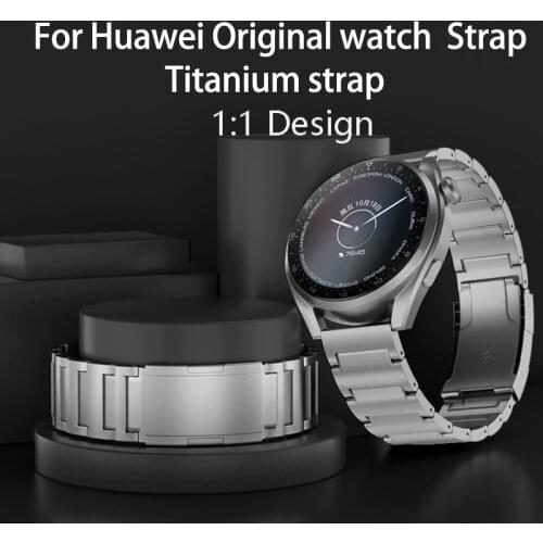 Titanium Watch Strap for Original Huawei Watch 3 3 Pro 22 mm Titanium Metal Watch Band for Huawei GT 2 Magic 2 GT 2E Wrist Band