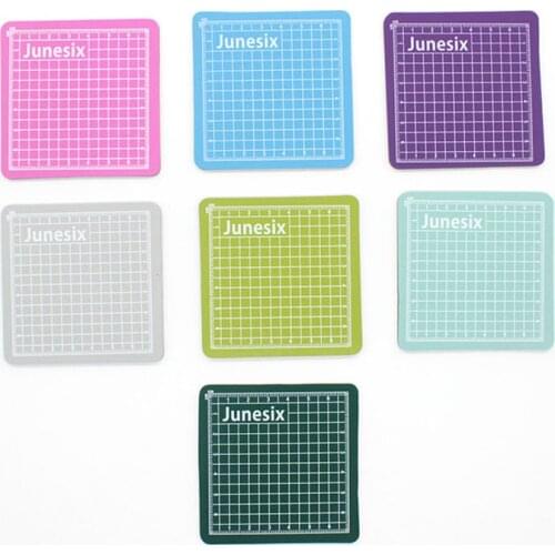 Manual Model Accessories Sewing Fabric Mat Portable Mini 8X8cm PVC Sewing Machine Tool DIY Scrapbooking Cutting Pad