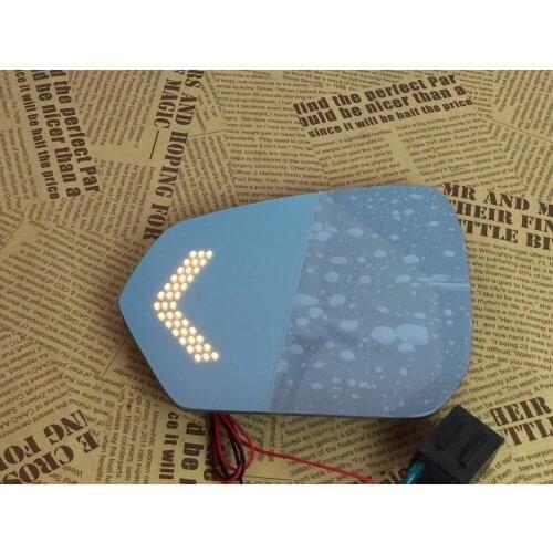 Osmrk blue rear view mirror for Chevrolet Cruze with electric heating, led dynamic side turn signal,anti-glaring, bigger vision
