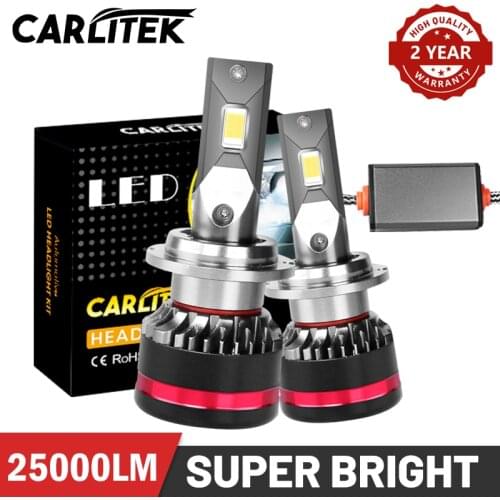 Carliteck D2S D4S Led Headlight Lamps High Power H8 H9 H11 H7 Light Bulbs In Car For Auto HB4 9006 HB3 9005 Lightings 12V Diodes