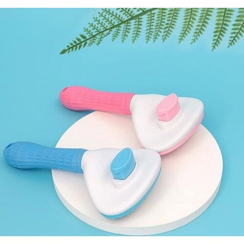 Pet Hair Shedding Comb Dogs Cats Removal Cleaner Puppy Needle Brush Fur Rake Grooming Tool