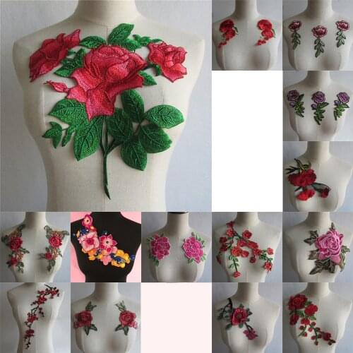 Embroidery DIY Lace Fabric Collar Sewing Applique Lace Collar Craft Supplies Clothing Decorative Neckline Accessories