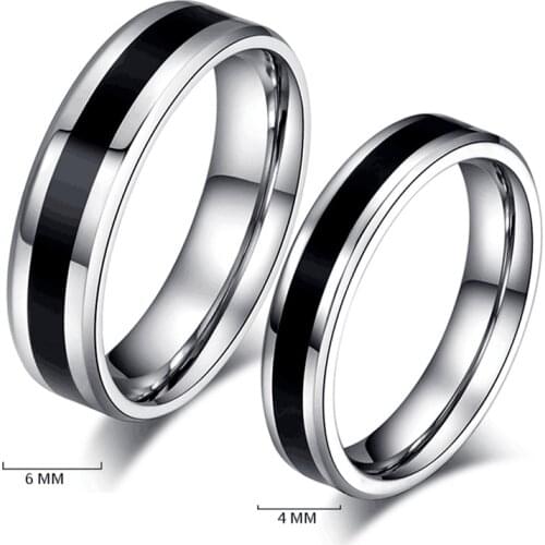 2021 fashion new accessories titanium steel drip ring trend stainless steel couples love wedding ring