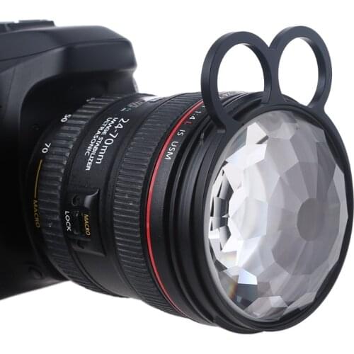 77mm Kaleidoscope Prism Kaleidoscope Glass Prism Camera Glass Filter Variable Number of Subjects SLR Photography M89B