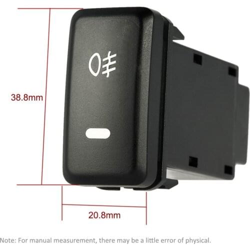 Car Switch with Working Light On-off Push Vehicle Bar Indicator Driving Fog Lamps Switches for Toyota VIGO