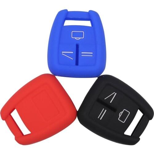 Kutery 3 BTN Silicone Colorful Remote Key Cover Case For Vauxhall Opel Vectra C Astra Zafira Vectra B Fronton Protection Replace
