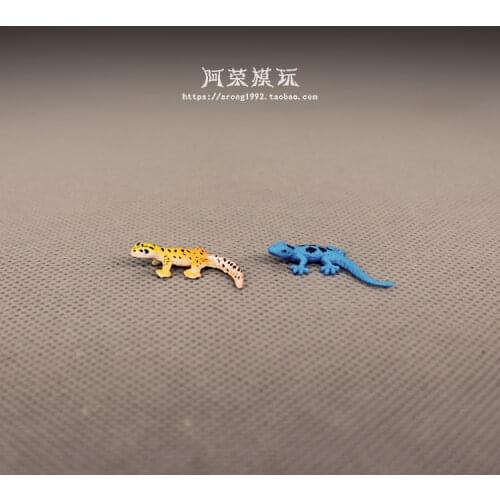 Wild Animal Lizard Model Ornaments Mini Chameleon Gecko Fairy Garden Miniatures Accessories Decor Action Figures Figurine Toys