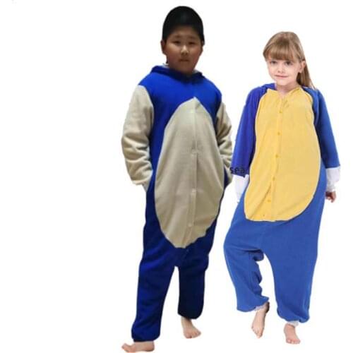 Kids Hedgehog Cartoon Cosplay Onesie Unicorn Pajama Children Baby Animal Halloween Sleepwear Boy Girls Raccoon Kigurumi