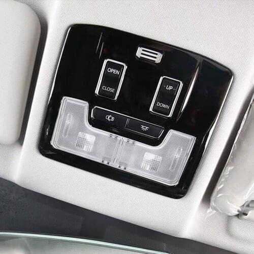 For Toyota RAV4 RAV 4 2016 2017 2018 ABS Matte Interior Front & Rear Reading Light Lamp Cover Trim Frame car accessoriess