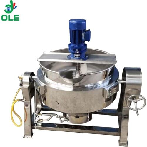 400L Electric Automatic Stirring Cooking Machine Meat Sauce Jacket Kettle Cooker Machine
