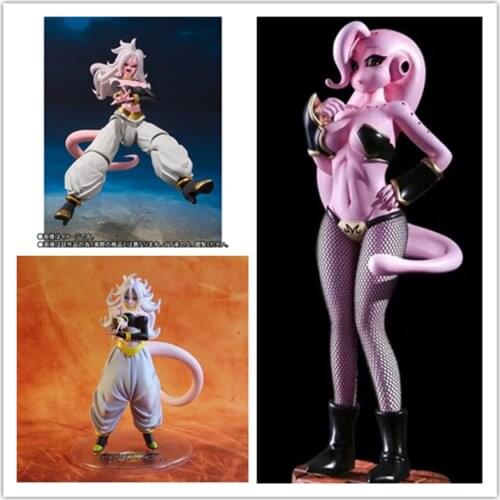 22cm Dragon DBZ Toys Majin Buu Lady Girls Buu Woman Silk Socks Action Figure Christmas Collectible Model Doll Toy