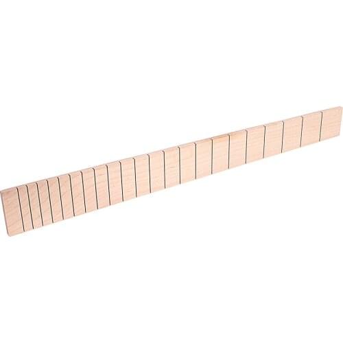 Tooyful Exquisite Maple Wood 22 Fret Electric Guitar Fingerboard Fretboard Luthier Tool Musical Instrument Parts