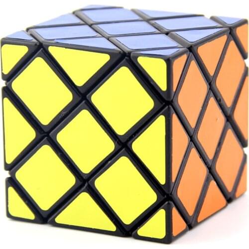 LanLan 8 Axis 6 Surface Hexahedron Skewbed Magic Cube Professional Speed Puzzle Antistress Educational Toys For Children