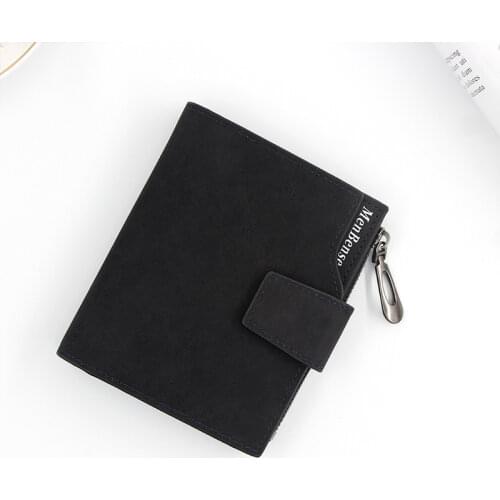 Women Wallet PU Leather Blue Purse High Quality Short Lady Wallets