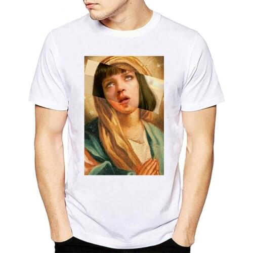 Leon Vintage Matilda Pulp Fiction Mens T Shirts Fashion Short Sleeve Men Tshirt Saint Mia Saint Jules Tops Women T-shirt