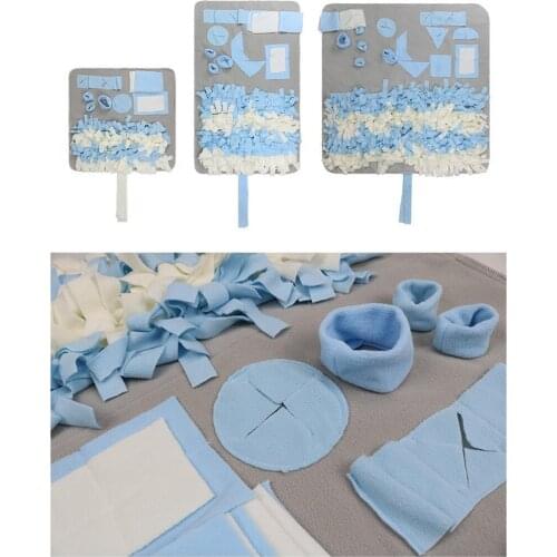 Soft Pet Dog Snuffle Mat Training Blanket Pet Nose Work Smell Snuffle Pads Training Feeding Blanket Pet Nose Pad